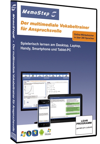 Picture of 24 Monate Lernsoftware und Prüfungstrainer MemoStep6 Premium