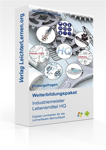 Picture of Prüfungsfragen zum IHK Industriemeister Lebensmittel HQ auf digitalen Lernkarten