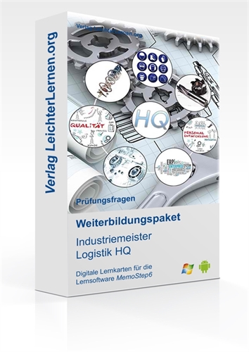 Picture of Prüfungsfragen zum IHK Industriemeister Logistik HQ auf digitalen Lernkarten