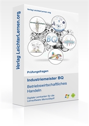 Picture of Industriemeister  BQ - Betriebswirtschaftliches Handeln auf digitalen Lernkarten