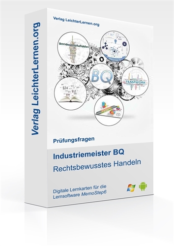 Picture of Industriemeister  BQ - Rechtsbewusstes Handeln auf digitalen Lernkarten