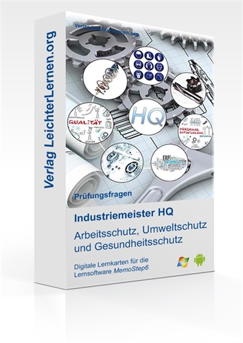 Picture of Industriemeister  HQ - Arbeitsschutz, Umweltschutz und Gesundheitsschutz auf digitalen Lernkarten