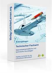 Picture of Geprüfter Technischer Fachwirt IHK - Naturwissenschaftliche und technische Grundlagen auf digitalen Lernkarten