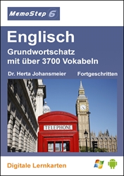 Picture of Englisch Vokabeln Grundwortschatz auf digitalen Lernkarten (Vokabelliste)