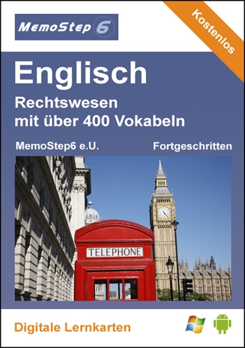 Picture of Englisch Vokabeln Rechtswesen (Vokabelliste)